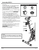 Предварительный просмотр 9 страницы BODYRIDER ERG7000 Owner'S Manual