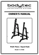 BODYTEC CF480 Owner'S Manual preview