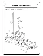 Preview for 3 page of Bodyworx 352 STB Owner'S Manual