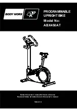 Bodyworx ABX450AT Manual preview