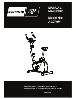 Preview for 1 page of Bodyworx AC270M Owner'S Manual