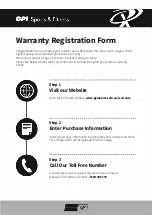 Preview for 3 page of Bodyworx EFX420 Manual