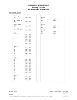 Preview for 3 page of Boeing 737-300 Series Maintenance Manual