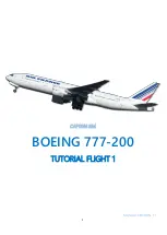 Preview for 1 page of Boeing 777-200 Manual