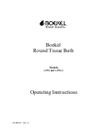 Предварительный просмотр 1 страницы Boekel 14792 Operating Instructions Manual