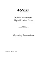 Preview for 1 page of Boekel Bambino 230301 Operating Instructions Manual