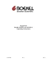 Preview for 1 page of Boekel RapidFISH  240200-2 Operating Instructions Manual