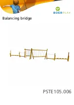 BOERPLAY Balancing bridge PSTE105.006 Assembly Instructions Manual preview