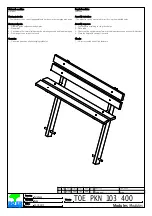 Preview for 4 page of BOERPLAY PB Parkbank 340 Manual