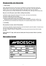 Предварительный просмотр 10 страницы BOESCH BC Series Operation And Maintenance Manual