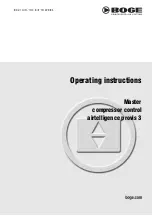 Preview for 1 page of Boge airtelligence provis 3 Operating Instructions Manual