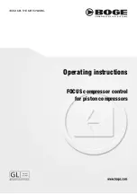 Boge FOCUS Operating Instructions Manual предпросмотр