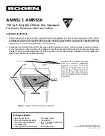 Preview for 1 page of Bogen AMBSL1 Installation Instructions