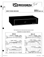 Предварительный просмотр 1 страницы Bogen BPA-125 Manual