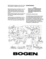 Предварительный просмотр 4 страницы Bogen C10MOH User Manual