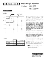 Preview for 1 page of Bogen Easy Design HS15EZ Installation Manual