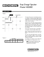 Bogen Easy Design HS30EZ Install Manual preview