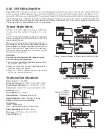 Предварительный просмотр 3 страницы Bogen GA2 Installation And Use Manual