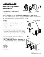 Предварительный просмотр 1 страницы Bogen MA3 Installation And Use Manual