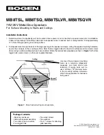 Предварительный просмотр 1 страницы Bogen MB8TSL Installation Instructions