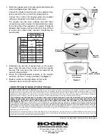 Предварительный просмотр 2 страницы Bogen MB8TSL Installation Instructions