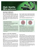 Preview for 2 page of Bogen Microphones Specification