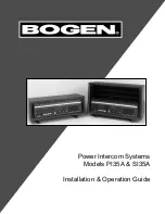 Bogen Multi-Graphic SI35A Installation And Operation Manual preview