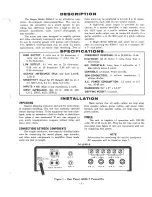 Предварительный просмотр 3 страницы Bogen MX6A-T Installation & Operating Manual