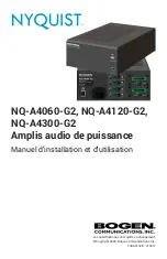 Предварительный просмотр 13 страницы Bogen NQ-A4060-G2 Installation And Use Manual