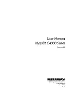 Bogen Nyquist C4000 Series User Manual предпросмотр