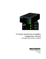 Bogen NYQUIST NQ-A4060 Configuration Manual предпросмотр