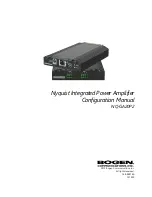 Предварительный просмотр 1 страницы Bogen NYQUIST NQ-GA20P2 Configuration Manual