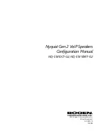 Предварительный просмотр 1 страницы Bogen Nyquist NQ-S1810CT Configuration Manual