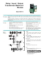 Предварительный просмотр 1 страницы Bogen RIO1S Specifications