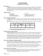 Предварительный просмотр 1 страницы Bogen RMPWMK3 Installation Instructions