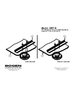 Предварительный просмотр 1 страницы Bogen SMTB Specification