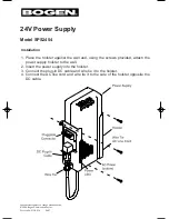 Bogen SPS2454 Installation preview