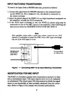 Preview for 2 page of Bogen WMT-1A User Manual