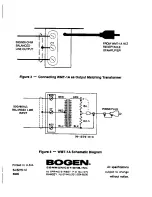 Preview for 4 page of Bogen WMT-1A User Manual