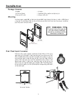 Preview for 6 page of Bogen WV100 Installation And Use Manual