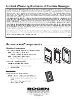 Preview for 16 page of Bogen WV100 Installation And Use Manual