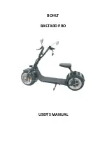 BOHLT BASTARD PRO User Manual предпросмотр