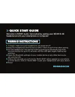 Preview for 1 page of bohm B-66 Quick Start Manual