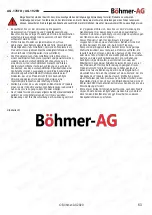 Preview for 63 page of Bohmer-AG AG-178FD Manual