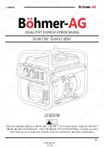 Bohmer-AG i2500W Manual предпросмотр