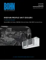 Предварительный просмотр 1 страницы Bohn BMA Technical Manual