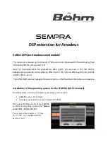 Bohn SEMPRA SE 20 Manual предпросмотр