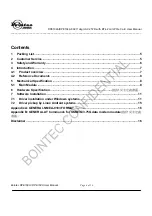 Предварительный просмотр 4 страницы Bointec DPE104A User Manual