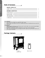 Предварительный просмотр 2 страницы Bold Flame PRUNA Series User Manual