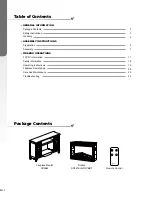 Preview for 2 page of Bold Flame Valencia SP5664 User Manual